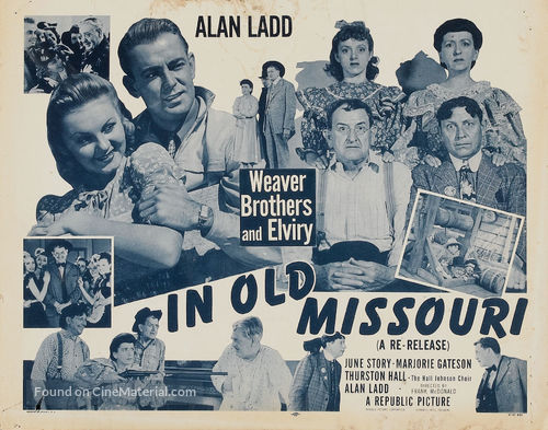 In Old Missouri - Re-release movie poster