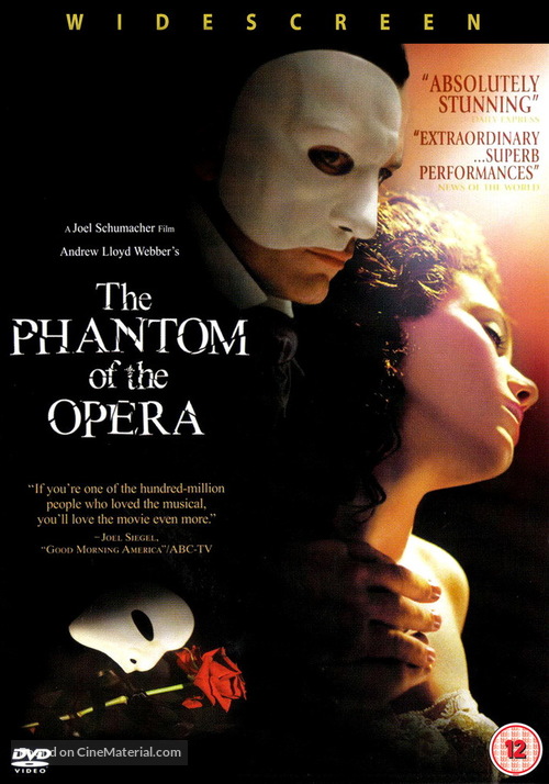 The Phantom Of The Opera - British Movie Cover