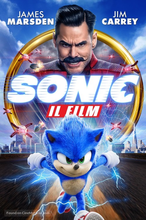 Sonic the Hedgehog - Italian Video on demand movie cover