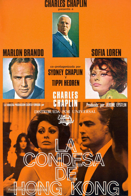 A Countess from Hong Kong - Spanish Movie Poster