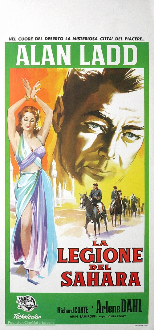 Desert Legion - Italian Movie Poster