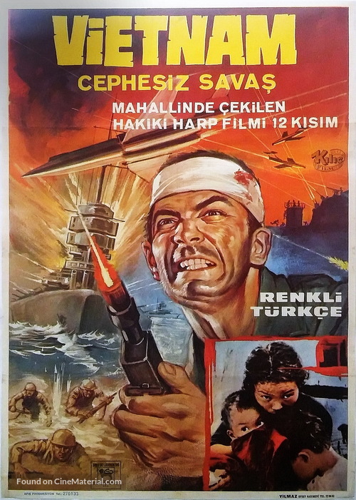 Vietnam guerra senza fronte - Turkish Movie Poster