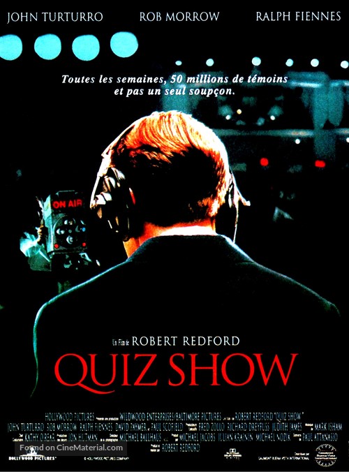 Quiz Show - French Movie Poster