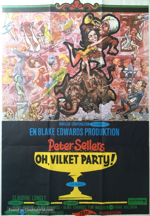 The Party - Swedish Movie Poster