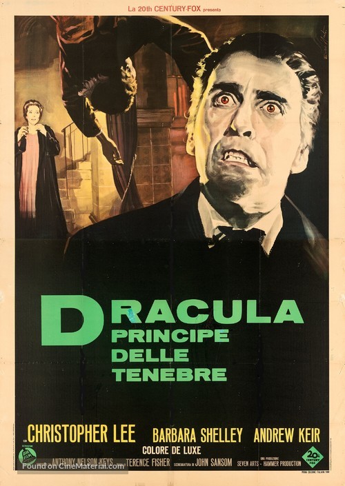 Dracula: Prince of Darkness - Italian Movie Poster