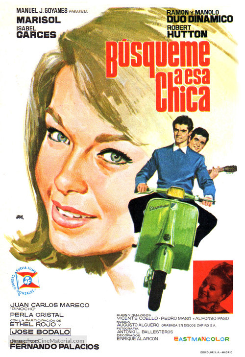 B&uacute;squeme a esa chica - Spanish Movie Poster