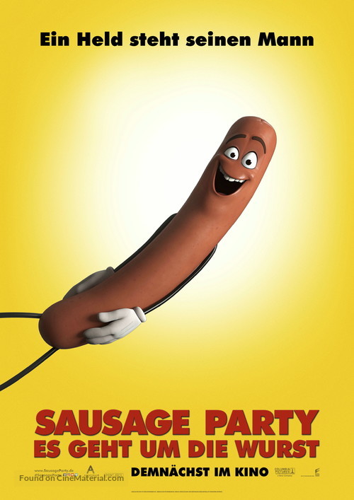 Sausage Party - German Movie Poster