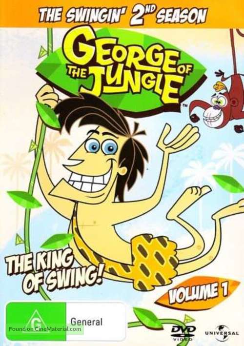 &quot;George of the Jungle&quot; - Australian DVD movie cover