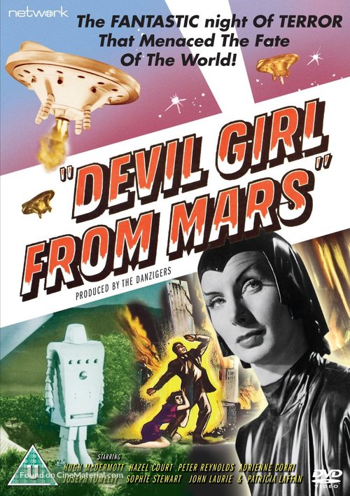 Devil Girl from Mars - British DVD movie cover