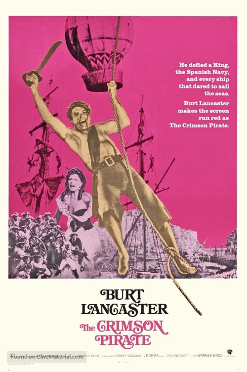 The Crimson Pirate - Movie Poster