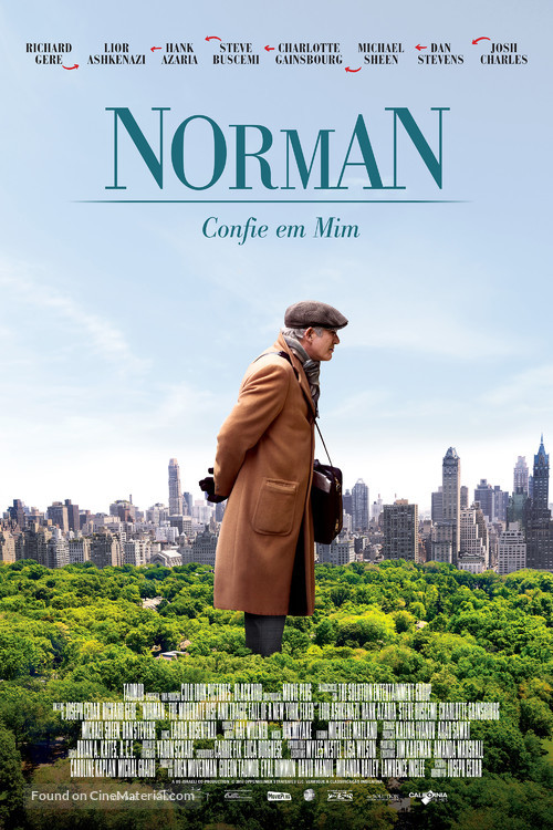 Norman: The Moderate Rise and Tragic Fall of a New York Fixer - Brazilian Movie Poster