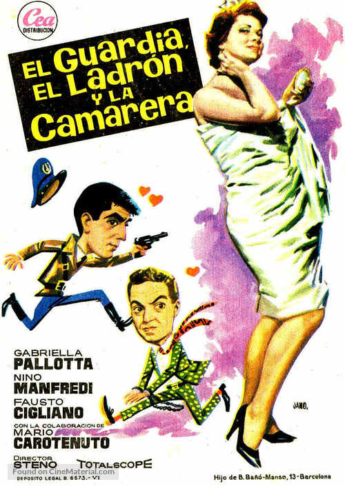 Guardia, guardia scelta, brigadiere e maresciallo - Spanish Movie Poster