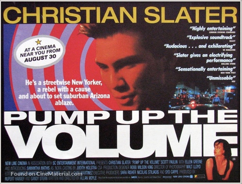 Pump Up The Volume - British Movie Poster