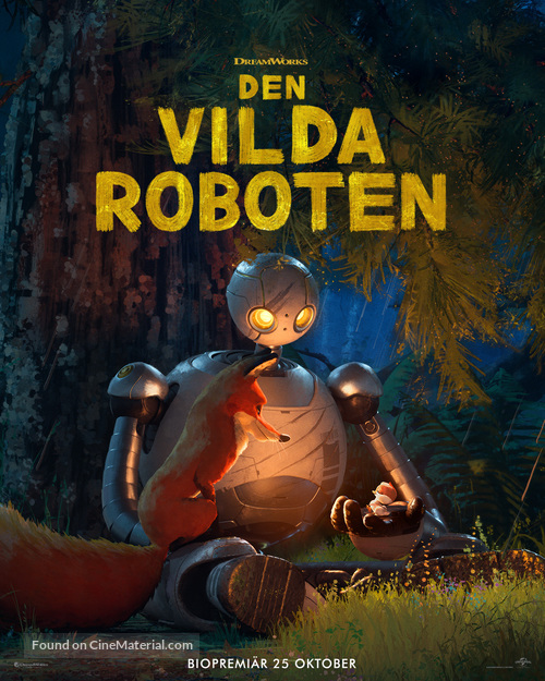 The Wild Robot - Swedish Movie Poster