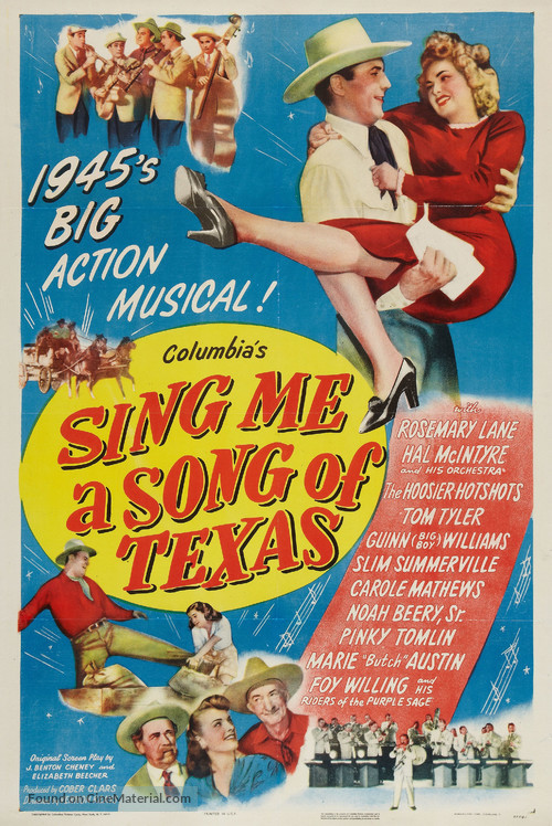 Sing Me a Song of Texas - Movie Poster