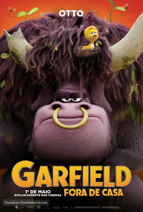 The Garfield Movie - Brazilian Movie Poster