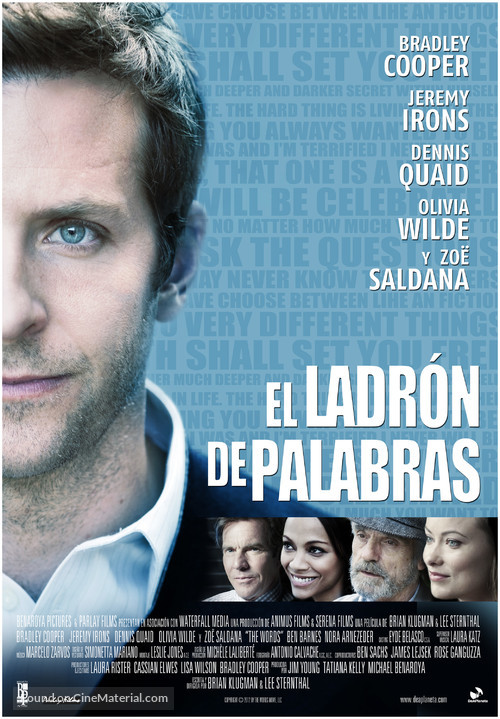 The Words - Spanish Movie Poster
