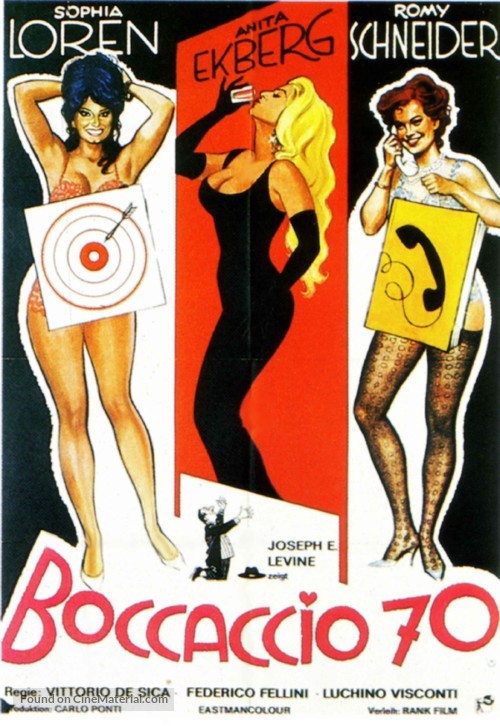 Boccaccio &#039;70 - German Movie Poster