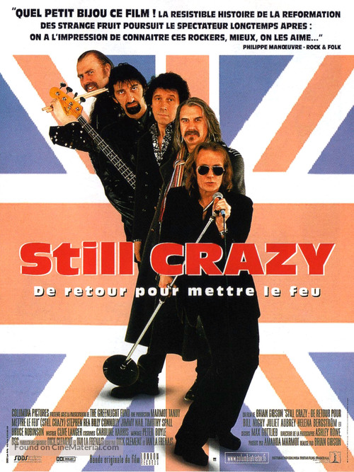 Still Crazy - French Movie Poster