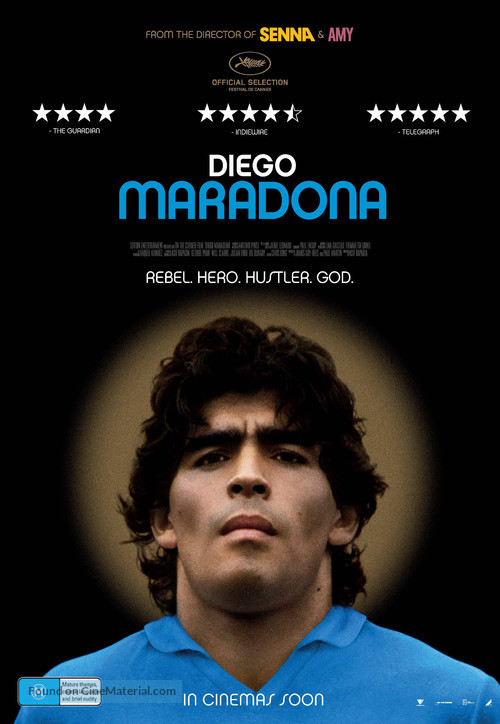 Diego Maradona - Australian Movie Poster