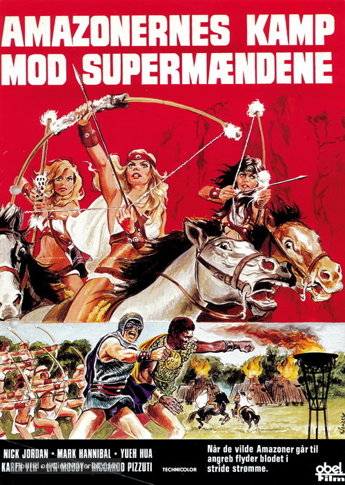 Superuomini, superdonne, superbotte - Danish Movie Poster