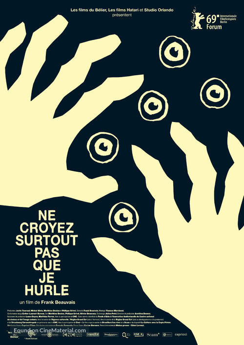 Ne croyez surtout pas que je hurle - French Movie Poster