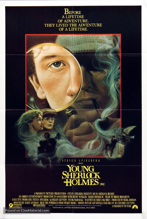 Young Sherlock Holmes - Australian Movie Poster