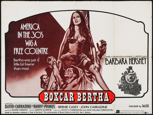 Boxcar Bertha - British Movie Poster