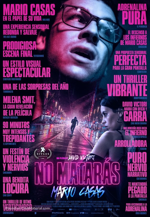 No matar&aacute;s - Spanish Movie Poster