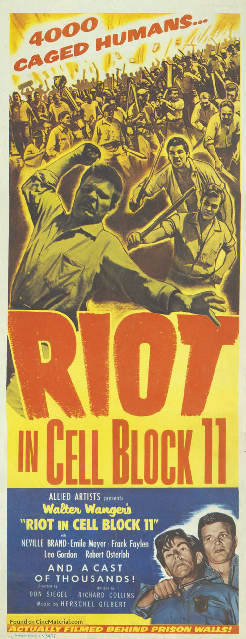 Riot in Cell Block 11 - Movie Poster