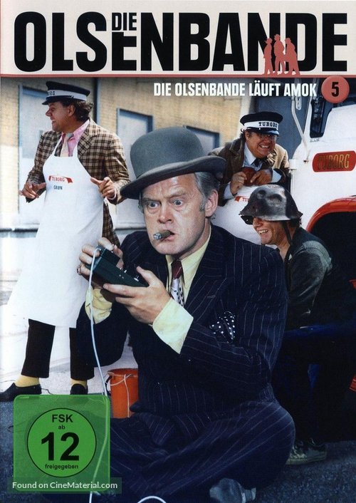 Olsen-banden g&aring;r amok - German DVD movie cover