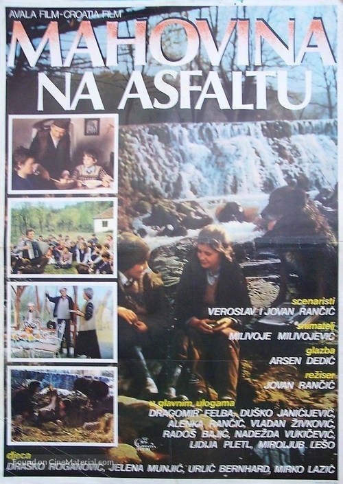 Mahovina na asfaltu - Yugoslav Movie Poster