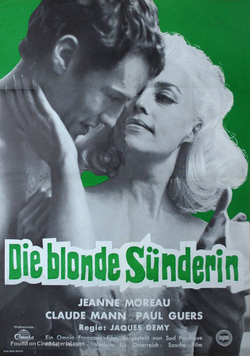 La baie des anges - Austrian Movie Poster