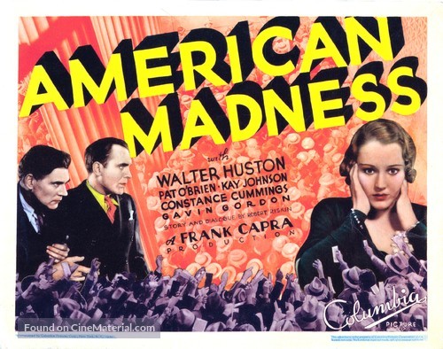 American Madness - Movie Poster