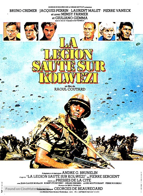 La l&eacute;gion saute sur Kolwezi - French Movie Poster