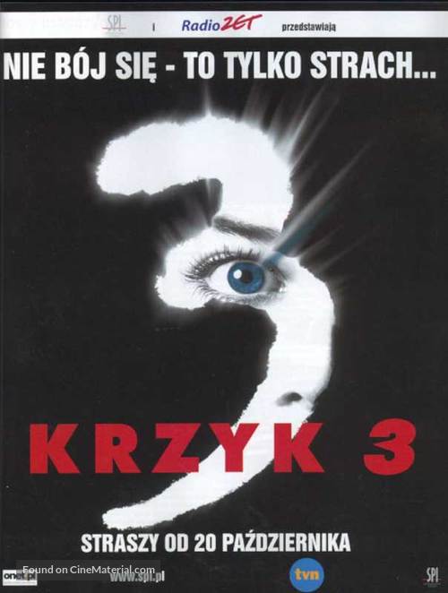 Scream 3 - Polish Movie Poster