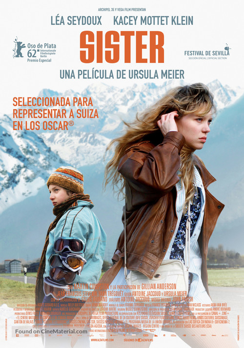 L&#039;enfant d&#039;en haut - Spanish Movie Poster