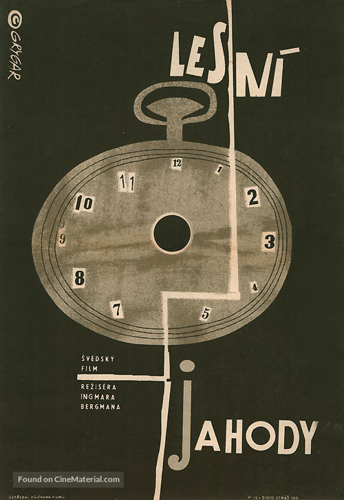 Smultronst&auml;llet - Czech Movie Poster