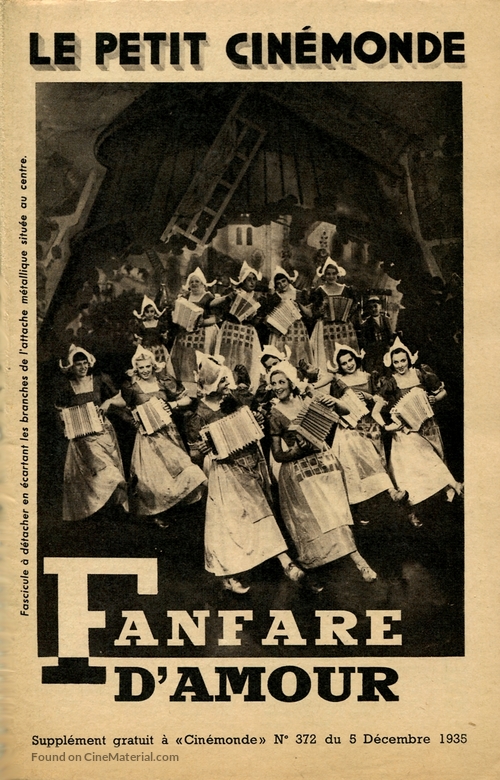 Fanfare d&#039;amour - French poster