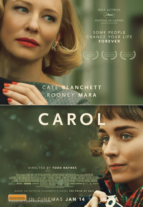 Carol - Australian Movie Poster