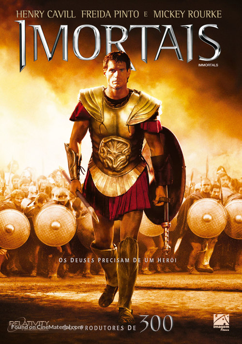 Immortals - Brazilian DVD movie cover