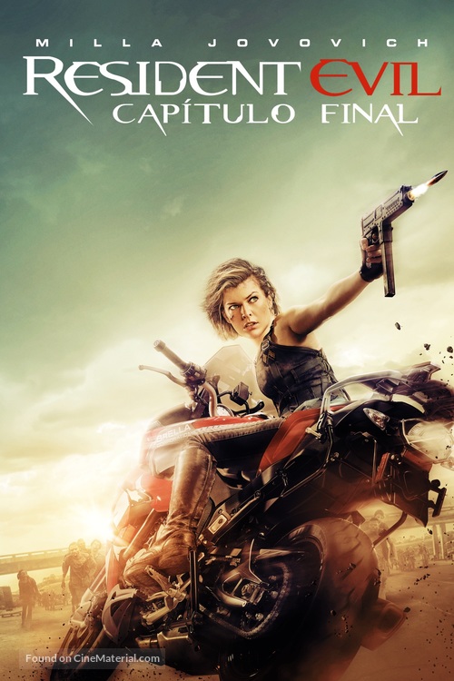 Resident Evil: The Final Chapter - Argentinian Movie Cover