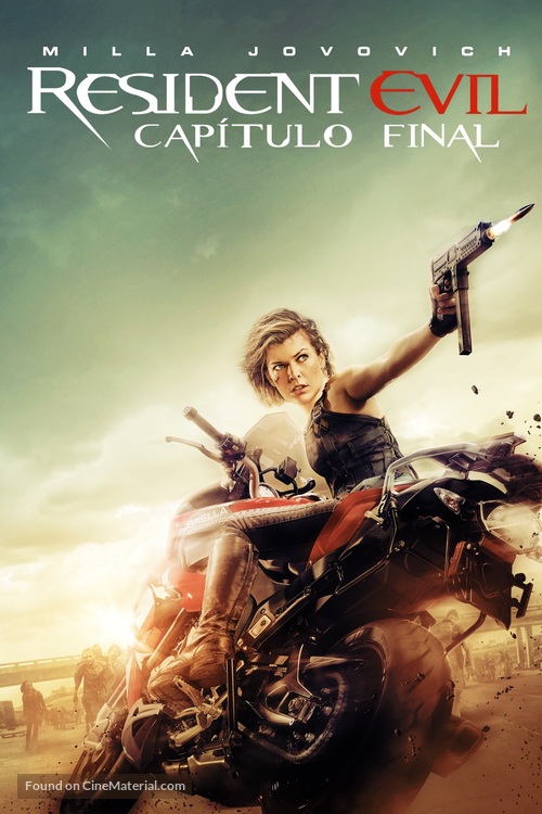 Resident Evil: The Final Chapter - Argentinian Movie Cover
