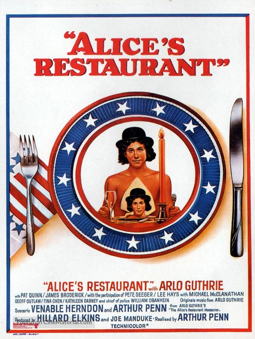 Alice&#039;s Restaurant - Belgian Movie Poster