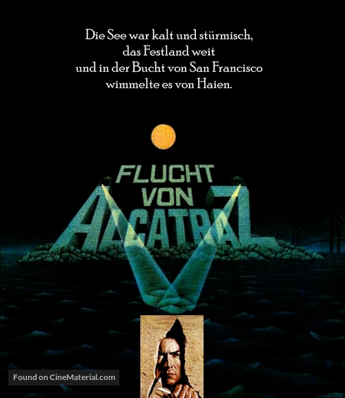 Escape From Alcatraz - German Blu-Ray movie cover