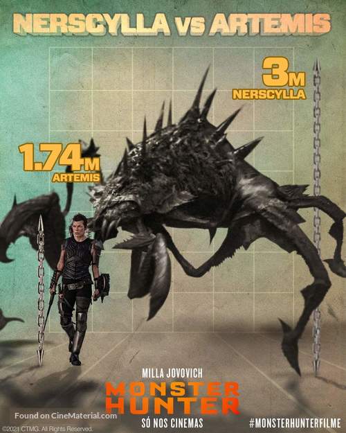 Monster Hunter - Portuguese Movie Poster