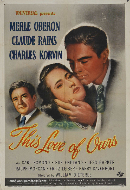 This Love of Ours - Movie Poster