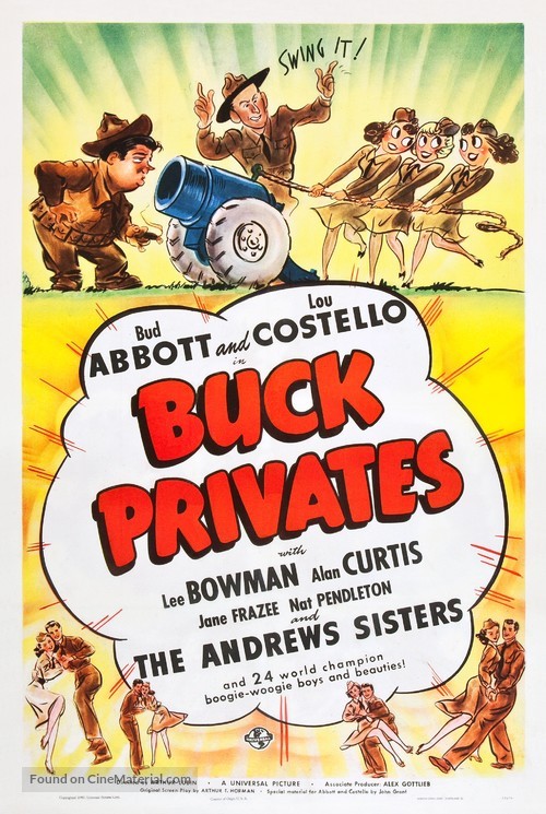 Buck Privates - Movie Poster