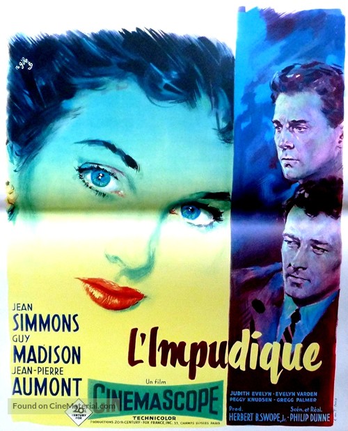 Hilda Crane - French Movie Poster