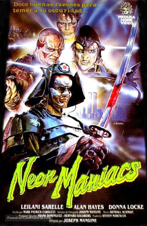 Neon Maniacs - Spanish Movie Cover